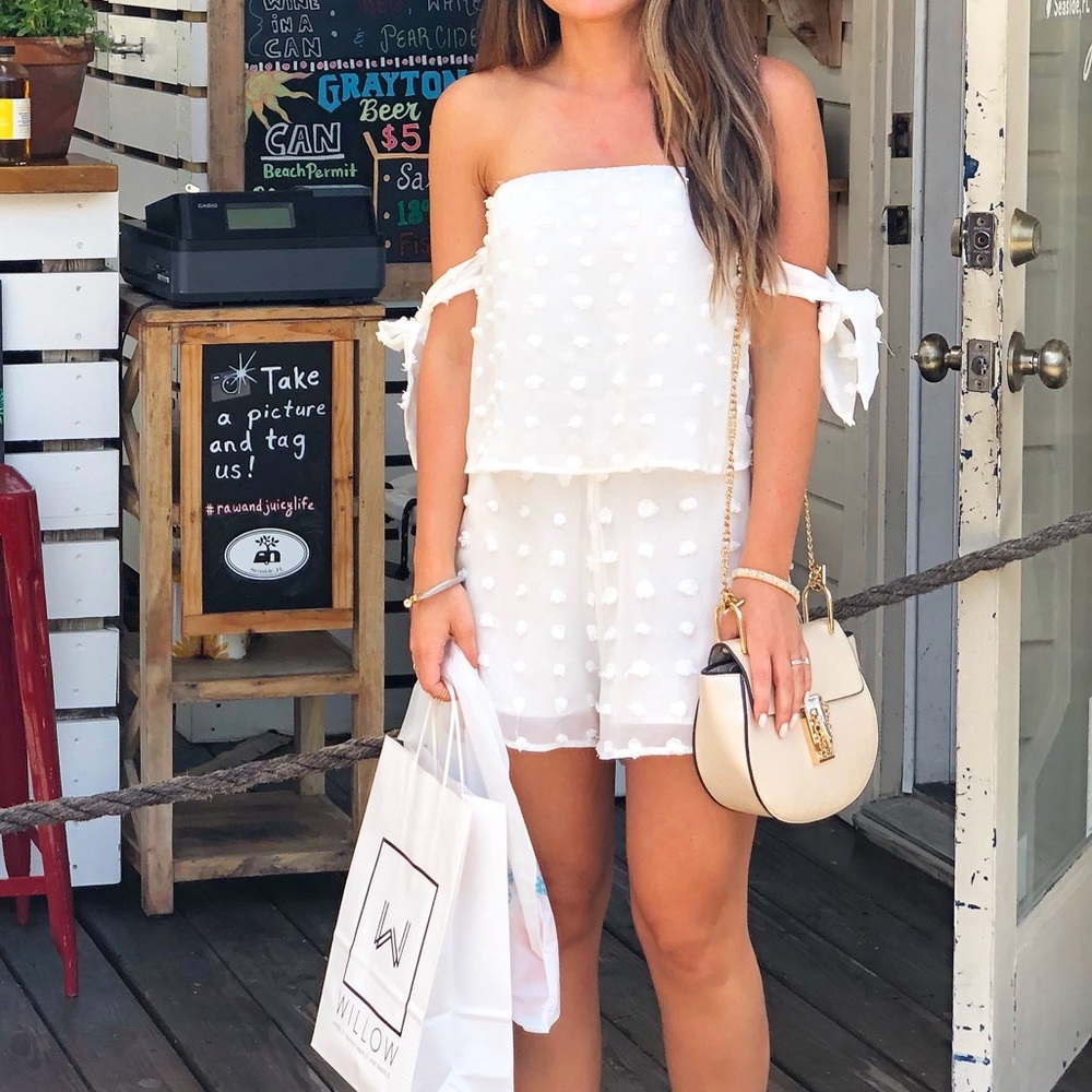 Swiss Dot Romper - image 7